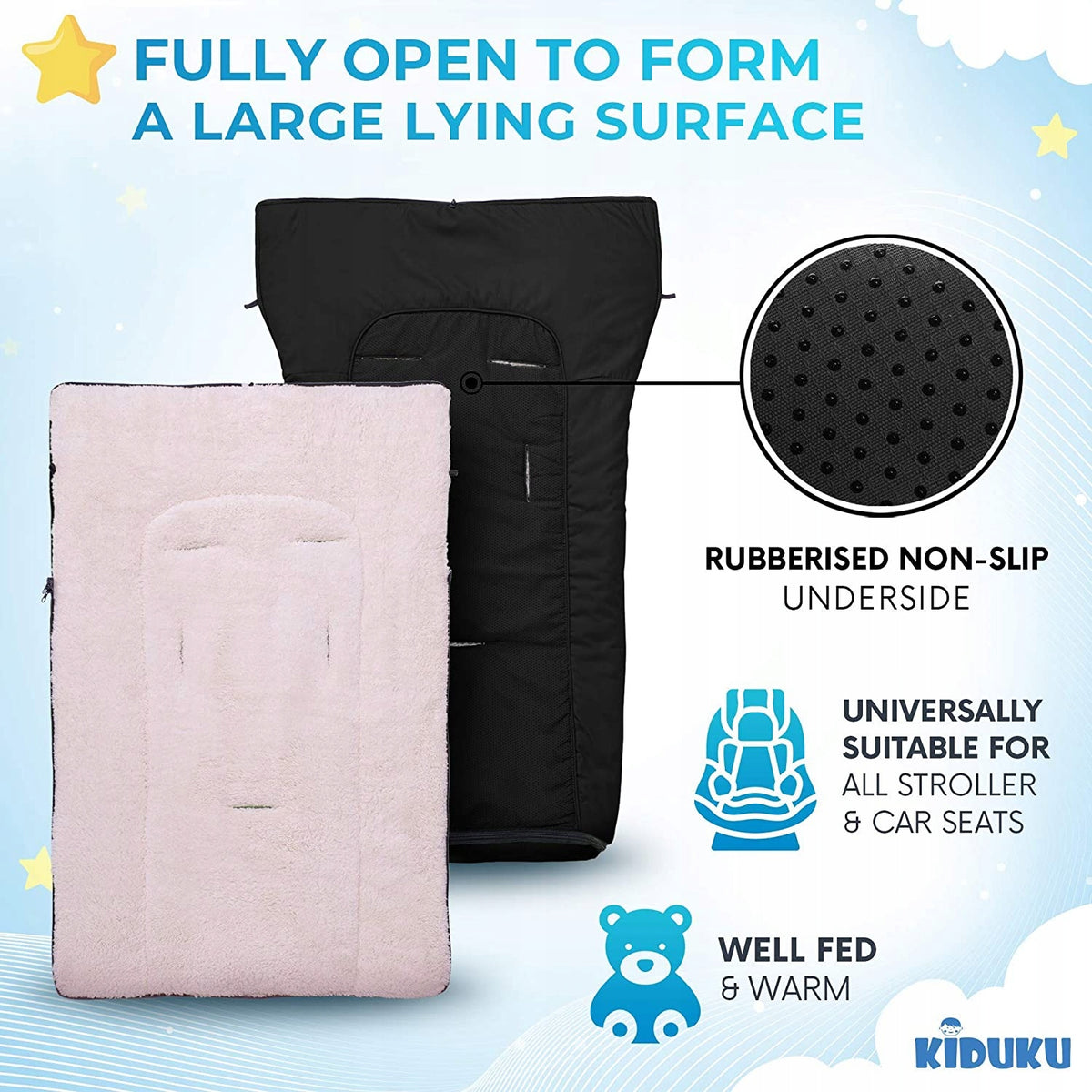 AMO NENES Universalschlafsack für Kinderwagen