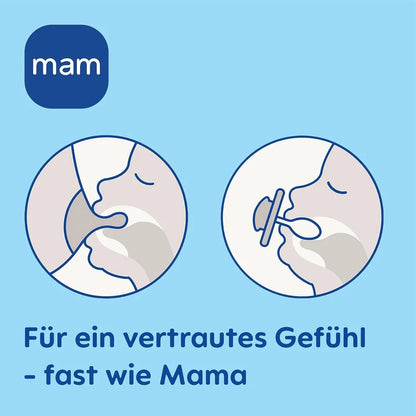 MAM Comfort sucette physiologique en silicone x2 3-12 mois