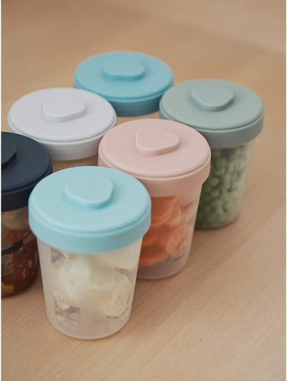 BEABA nádoby na potraviny 2x90 ml, 4x150 ml, 6x250 ml, lyžička