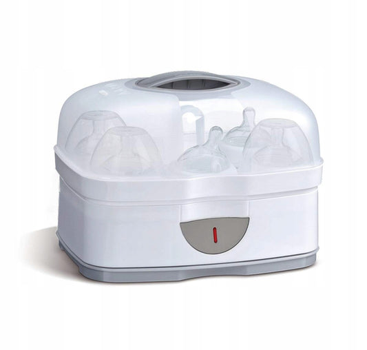 CHICCO Steril Natural 2w1 STERYLIZATOR PAROWY 1 biały elektryczny sterylizator do butelek i smoczków
