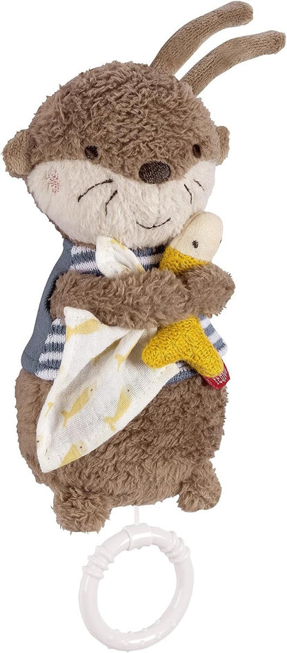 FEHN Plüsch-Spieluhr OTTER 17 cm Brahms Wiegenlied