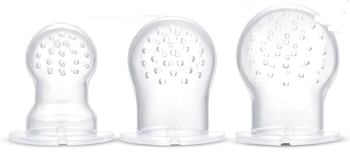 BEBI BORN anneau de dentition distributeur de fruits pour enfants 3-24m 3 embouts