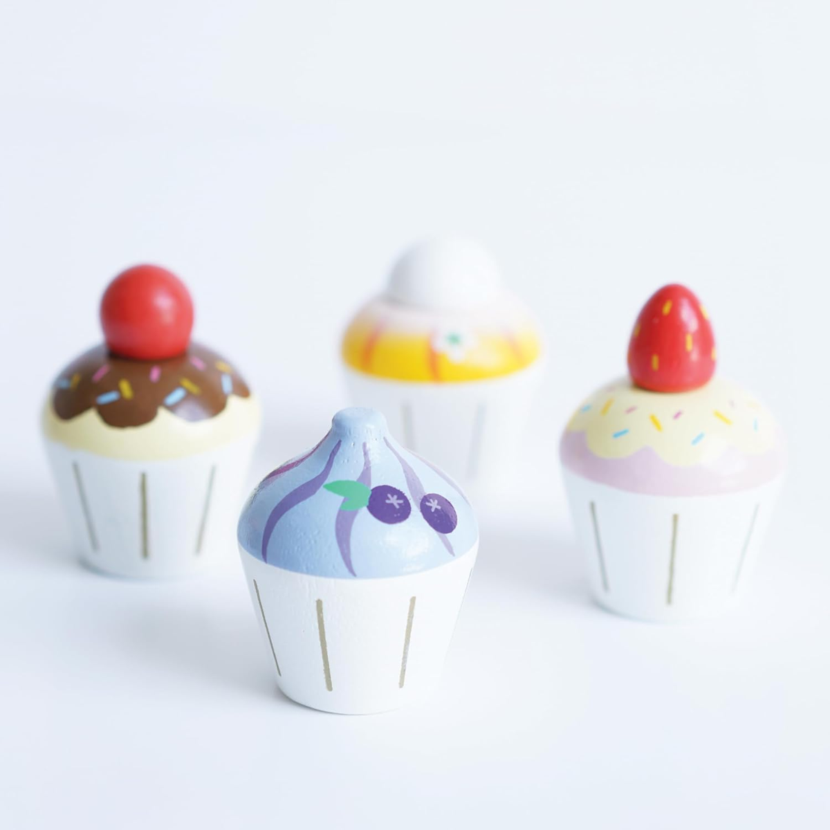 LE TOY VAN houten cupcakes 4 stuks