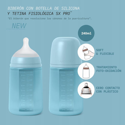SUAVINEX SELECTION fles met symmetrische speen SX PRO 240ml 3m+