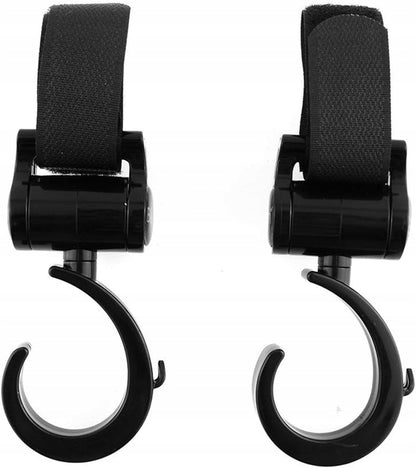 LAOKEAI attaches pour fixer le sac sur le cadre de la poussette, lot de 2