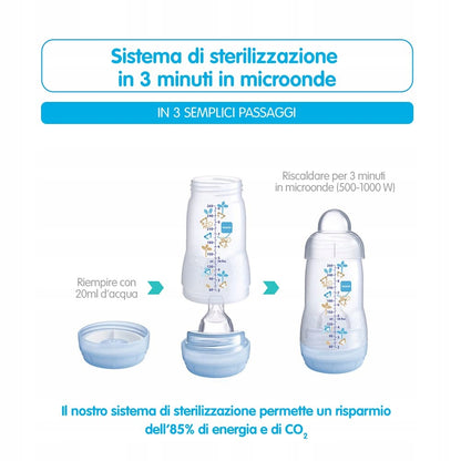 MAM Easy Start antikoliková fľaša 260ml 2m+
