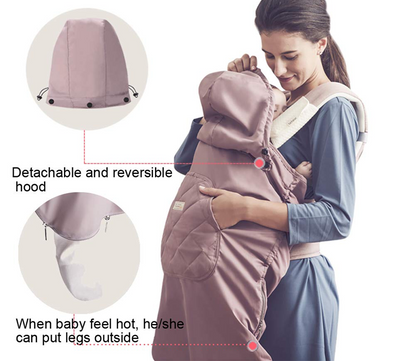 BEBAMOUR waterproof cover for carrycot, pushchair, car seat