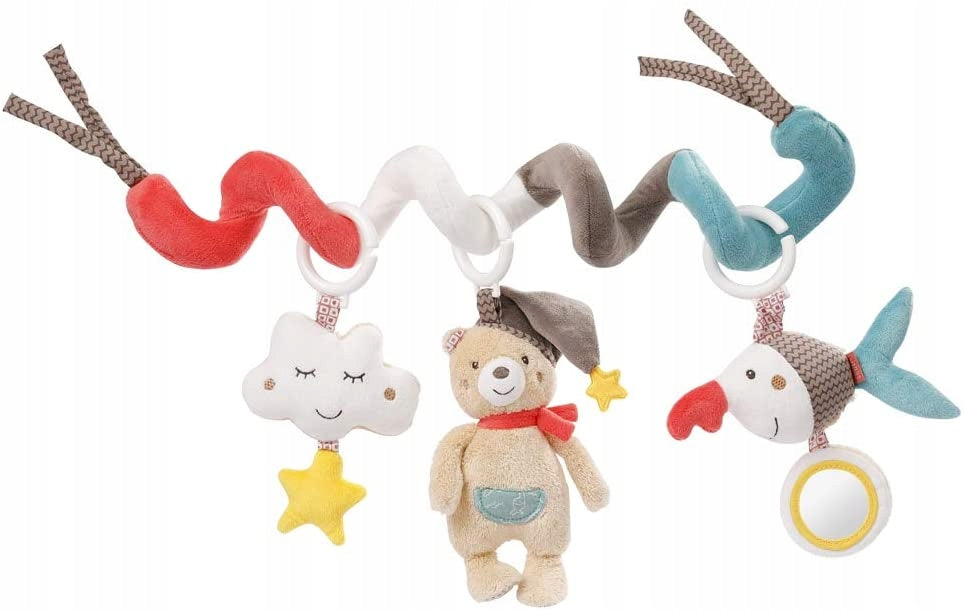 FEHN Bruno Bear toy hanger for stroller, bouncer, or car seat