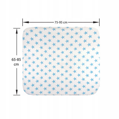 LILLY AND BEN 2x frotté hoes voor verschoontafel
