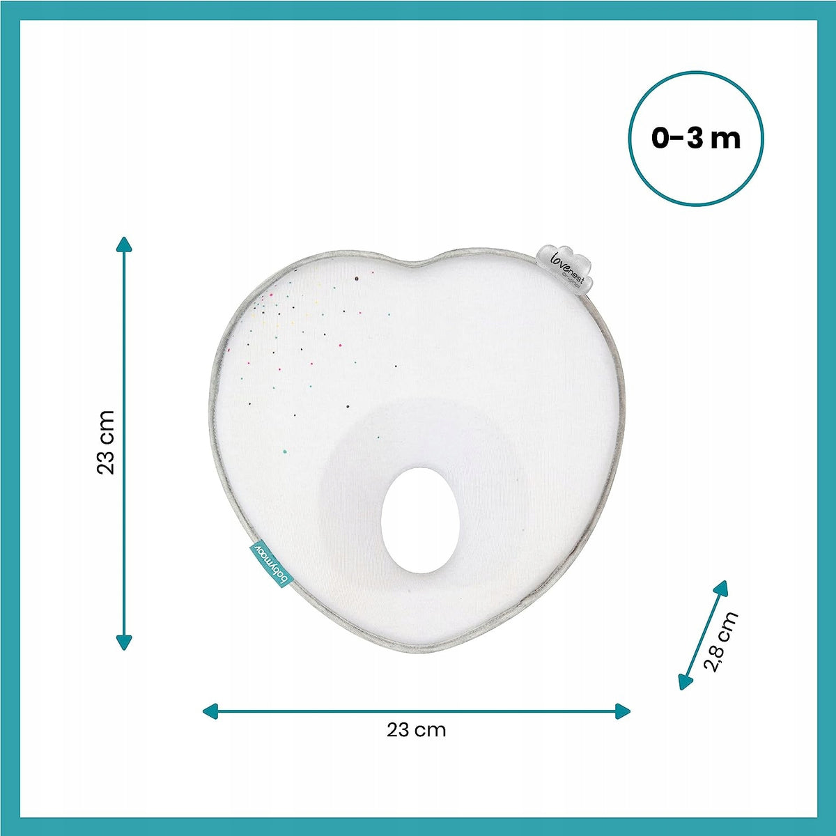 BABYMOOV Lovenest coussin pour bébé 0+ ORGANIC