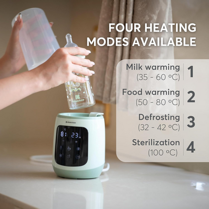 KIKKA BOO CALDO sterilisator en flessen- en potjesverwarmer 4-in-1