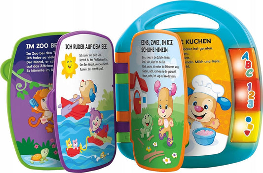 FISHER-PRICE CDH40 elektroniczna książeczka edukacyjna JĘZYK NIEMIECKI