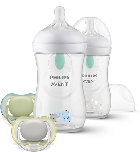 PHILIPS AVENT Natural RESPONSE AIRFREE VENT Flaschenset 260ml x2 + Schnuller