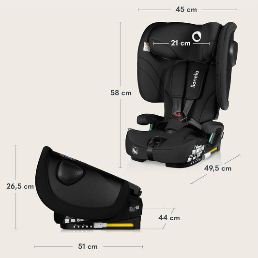 LIONELO NELLY i-Size autostoel 76-150 cm met ISOFIX