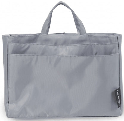 CHILDHOME organizer do torby MOMMY BAG, szary organizer z uchwytem i kieszonkami do torebki lub walizki