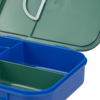 LÄSSIG Bento lunchbox met vakken 17 × 21 cm Regenboog