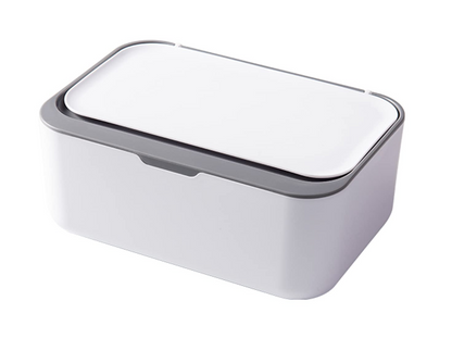 WIPES CONTAINER box width 13 cm, length 19 cm, height 7.5 cm