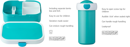 MEPAL set de fiambrera y botella 0,3 l para tienda online española