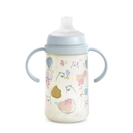 SUAVINEX tazza antigoccia con beccuccio e manici 270 ml 6 m+