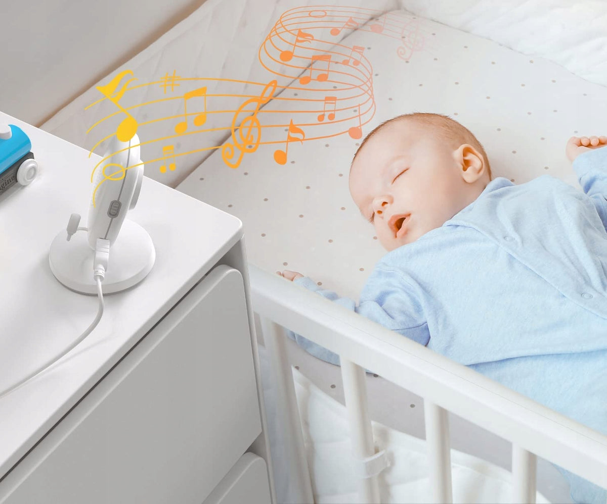 BOIFUN VB603 cyfrowa niania elektroniczna 3,2" LCD do monitorowania śpiącego dziecka w łóżeczku