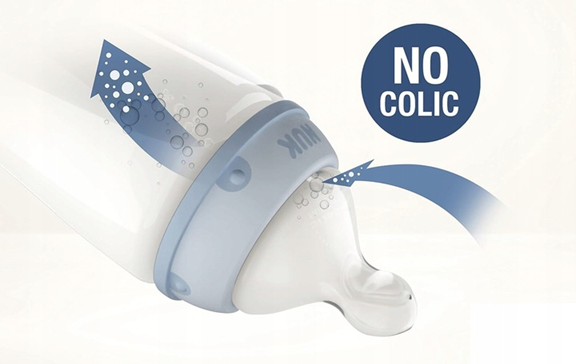NUK First Choice+ 0-6 m BIBERON 150 ml indicator de temperatură