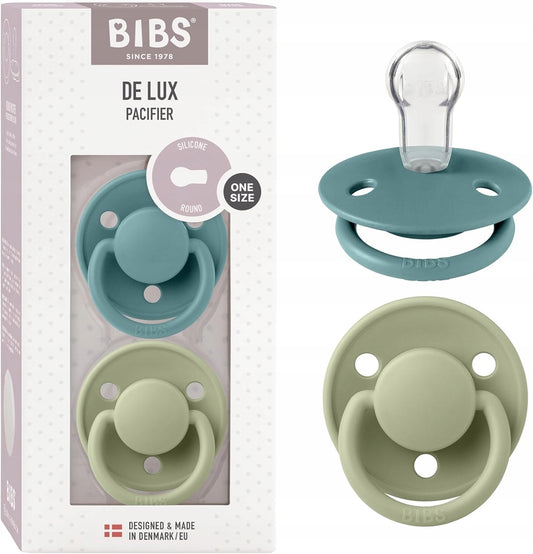 BIBS DE LUX ciucci calmanti 2 pack 0-3 anni silicone