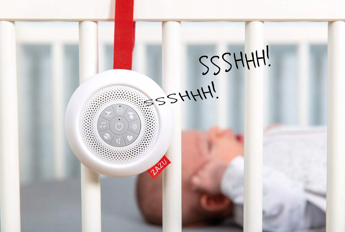 ZAZU Suzyportable sootherage 0 +colour red and whitediameter 9 cm, height 3 cmbatteries 3 x AAA (not