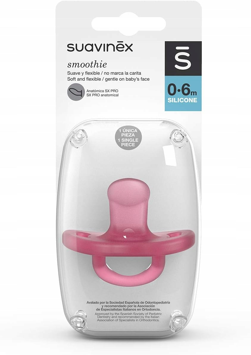 SUAVINEX SMOOTHIE fopspeen siliconen 0-6 maanden