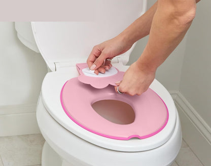 BRIGHT STARTS Flip & Sit toiletverkleiner 18 mnd.+ 23 kg DISNEY MINNIE