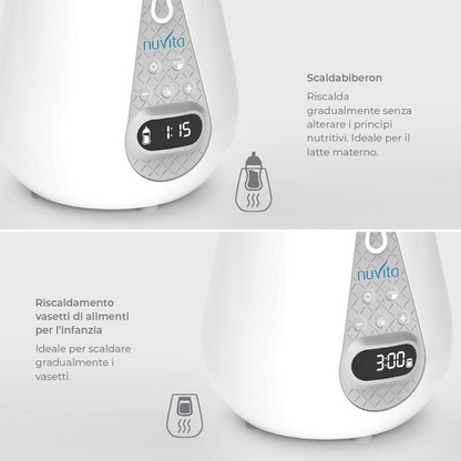 NUVITA flessenwarmer sterilisator ontdooier 4-in-1