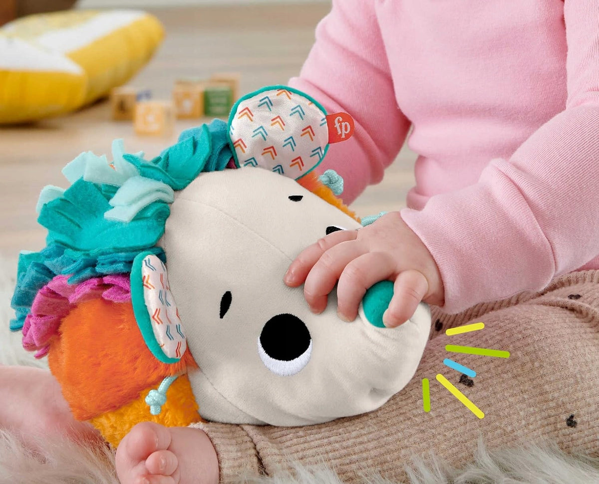 FISHER-PRICE HBP42 puha, érzékszervi süni plüss játék