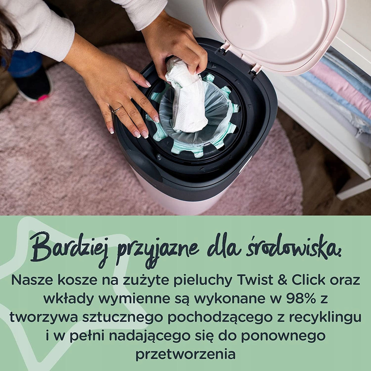 TOMMEE TIPPEE Twist&Click koš na pleny