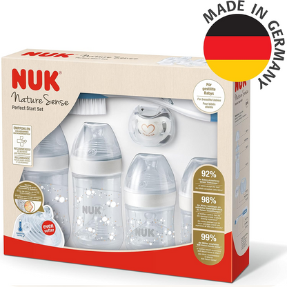 NUK Perfect Start Nature Sense 0-18 üvegek és kiegészítők szett