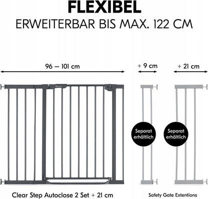 HAUCK Clear Step bramka schodowa montowana bezinwazyjnie 96-101