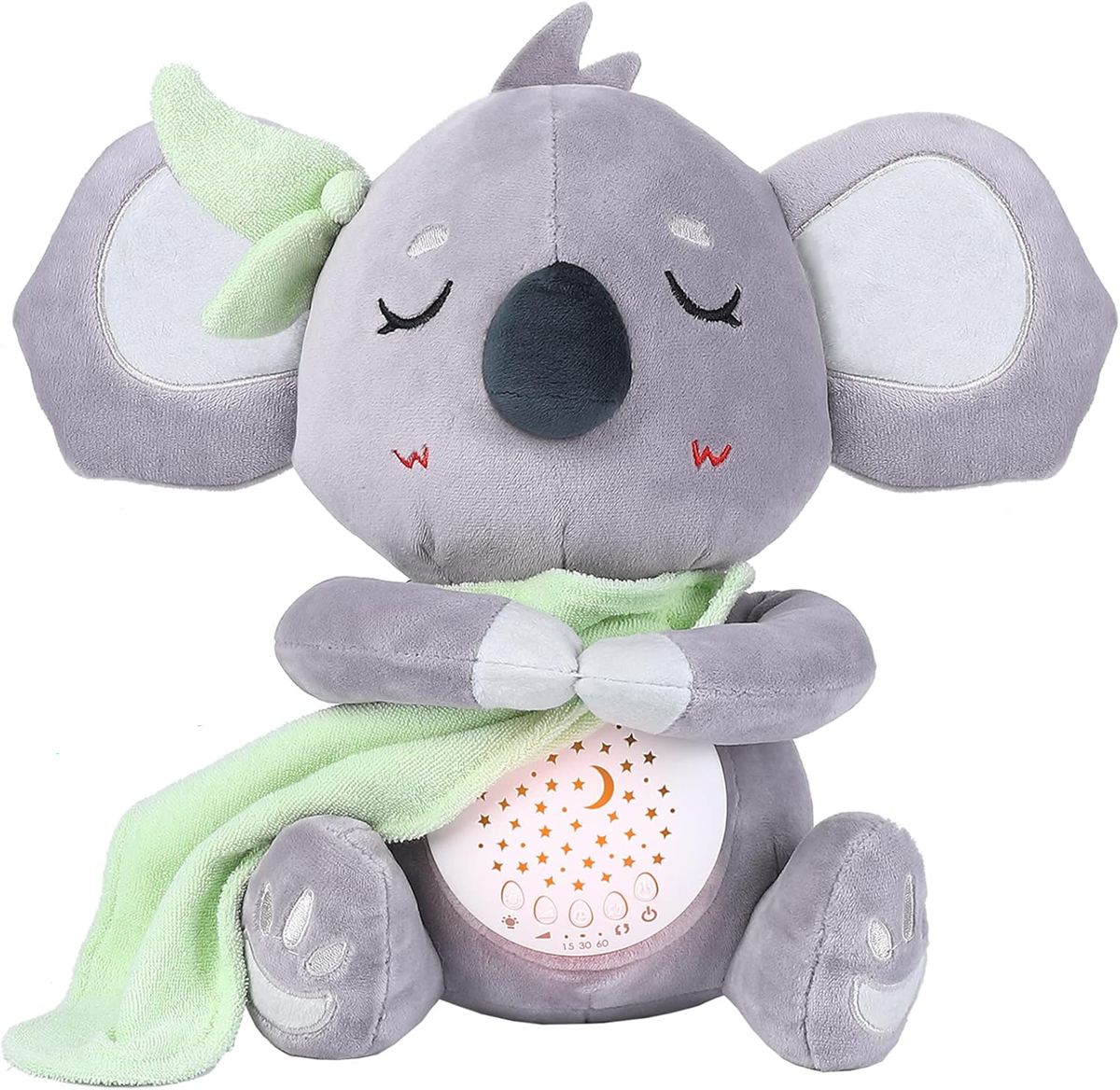 RONIPIC knuffel met sterrenprojector en 14 geluiden KOALA 25 cm
