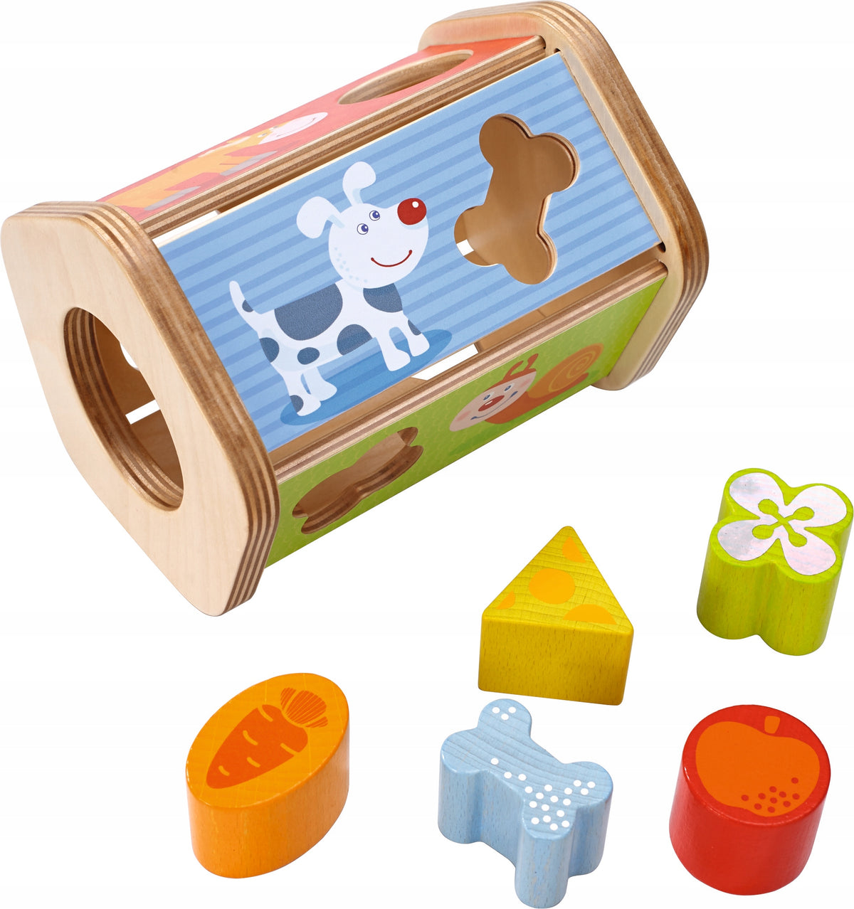HABA clasificador de madera con animales, set de 6 piezas