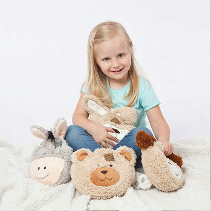 GRUNSPECHT Wärmekissen Kirschkern Teddy 22x22cm