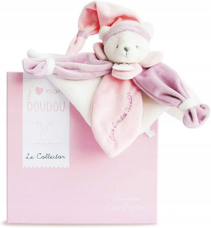DOUDOU et COMPAGNIE knuffeldoekje knuffel 25 cm BEER