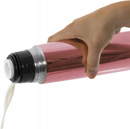MINILAND Rose Thermosflasche aus Edelstahl 500 ml + isothermische Hülle