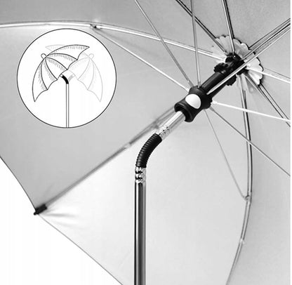 RIOGOO sombrilla protectora para cochecito diámetro 73 cm protector UV 50+ impermeable