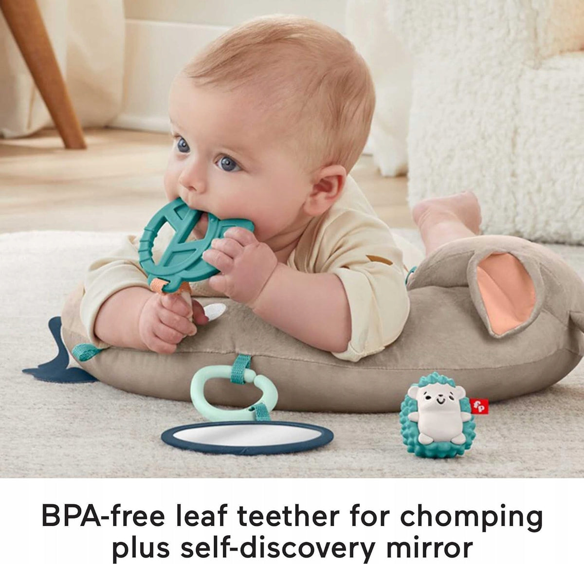 FISHER-PRICE speelkleed kussen voor buikligging Hert