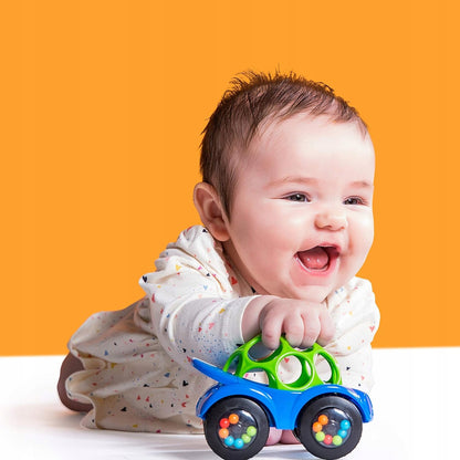 BRIGHT STARTS Oball Rattle & Roll rijdende auto met rammelaar