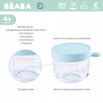BEABA sklenená nádoba pohárik 150 ml