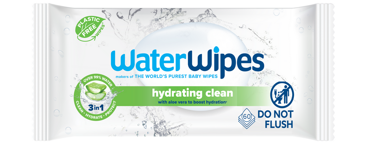 WaterWipes vochtige doekjes voor lichaam en gezicht x 60