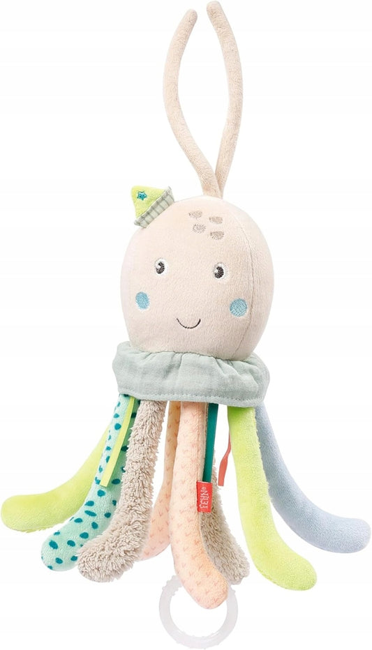FEHN peluche musicale a forma di polpo con carillon 24 cm