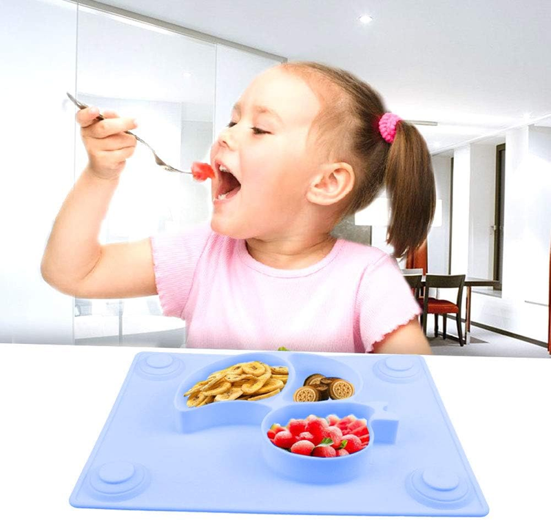 SILIVO antislipmat met bordje 3 vakken EEND