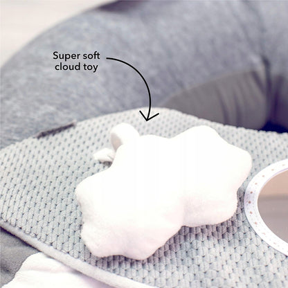 NUBY SIT-ME-UP siedzisko dla niemowląt z super miękką chmurką i motywem pingwina