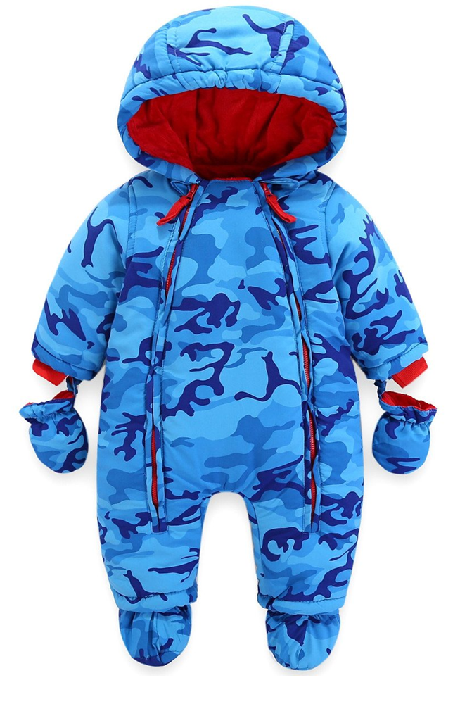 VINE tuta invernale con cappuccio 6-9 mesi + guantini scarpine