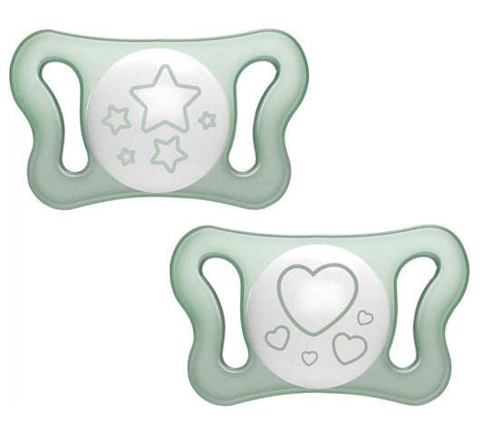 CHICCO MICRO PhysioForma succhietto x2 silicone 0-2m SI ILLUMINA