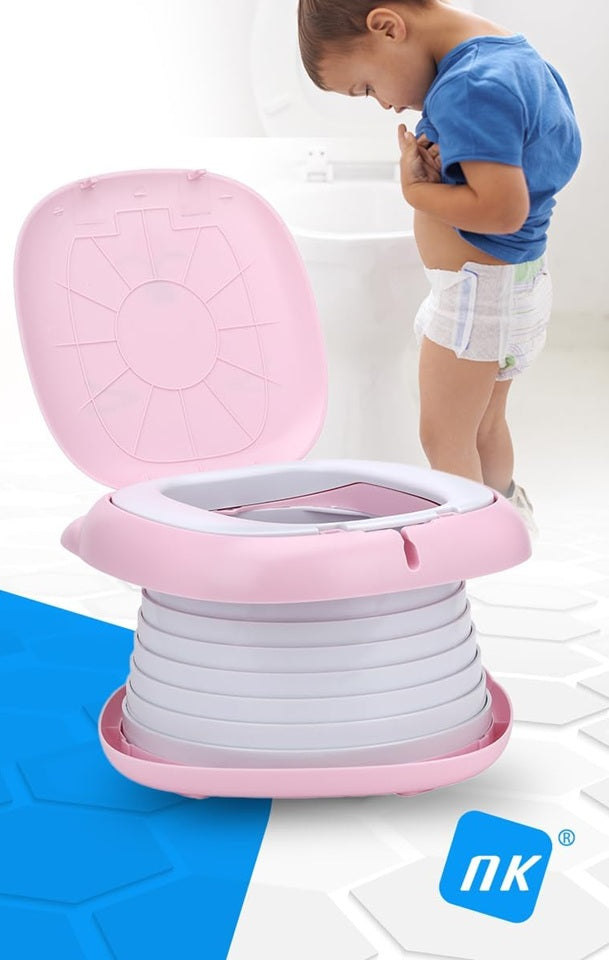 NK opvouwbaar reistoilet draagbaar toilet + zakje en etui